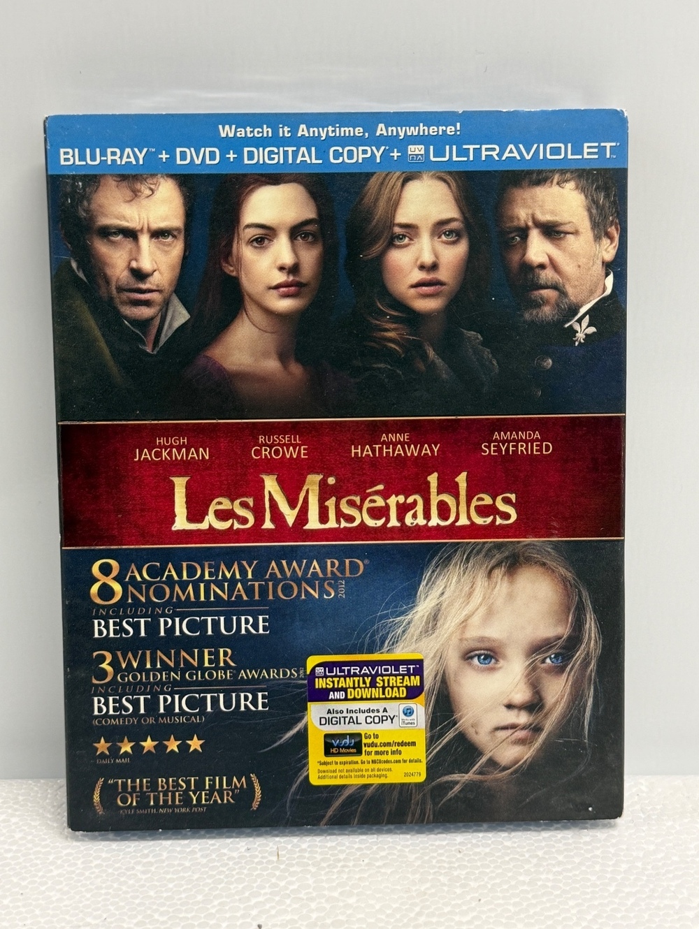 Les Misérables Blu-ray + DVD + Digital Copy